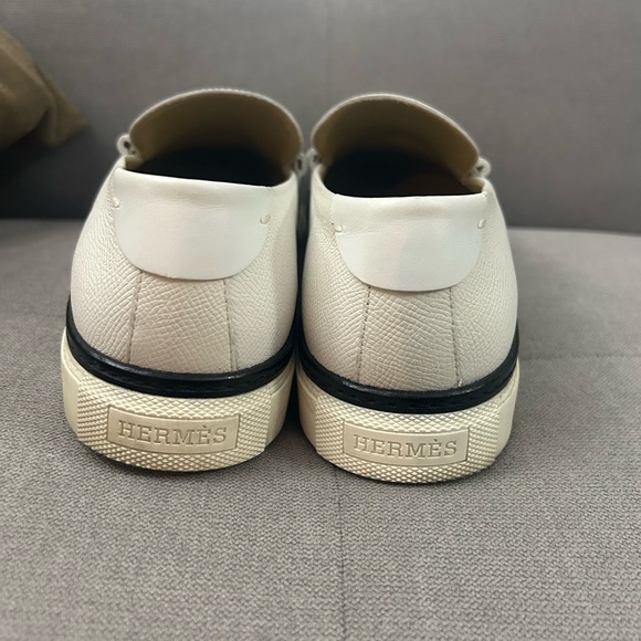 White Hermes loafer. Used a couple of times. - Picture 4 of 6